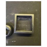 SH Challenge Coin Display Frame, 3D Floating Display Case Stand Holder, Medallion Medal Specimen Military Coin Clear Box (Black) - Retail: $6