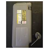 TadaMark Left Driver Side Sun Visor Fit for Toyota Tacoma 2005 2006 2007 2008 2009 2010 2011 2012 2013 2014 2015 Gray Without Light Replace # 74320-04181-E1 - Retail: $21