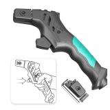 SSimder Welding Stinger Ergonomic Electrode Holder 600AMP Copper Heavy Duty Welding Rod Holder with Multi Angle (90°135° 170°) for Stick Welding - Retail: $40