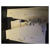 *Slight Damaging on Foam* 3FT36 Inch Marquee Light up Numbers with White Lights,White Marquee Number 0-9 for Birthday Party Large Mosaic Frame Letter Cardboard Pre-Cut Foam Board Sign DIY Decorations 