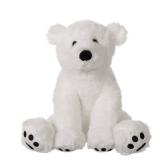 Apricot Lamb Toys Plush White Polar Bear Stuffed Animal Soft Cuddly Perfect for Child, White Polar Bear, 8 Inches - Retail: $22