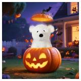 Apricot Lamb Toys Plush White Polar Bear Stuffed Animal Soft Cuddly Perfect for Child, White Polar Bear, 8 Inches - Retail: $22