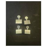 Prime-Line U 9819 Aluminum, Sliding Window Security Lock (4 Pack) - Retail: $4