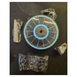 GAIZERL 3.5W Solar Fountain with Battery - Work On Cloudy Days - Upgrade Glass Panel Solar Bird Bath Fountain, Hummingbird Water Feature Pump with 7 Nozzles, 4 Fixed Pipes for Garden, Pool, Pond USED 