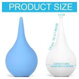 2 Pack Ear Syringe 3oz  90ml Hand Bulb Syringe Ear Washing Squeeze Bulb, Rubber Squeeze Bulb Ear Syringe Ball Laboratory Tool - Retail: $13