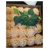 Lingfts moment Creamy Yellow Dahlia Foam Artificial Flowers Real Touch Faux Fake Flower for Home Decor Graduation Baby Shower Decorations Outdoors Party Favors Wedding Centerpieces Arrangements 25pcs 