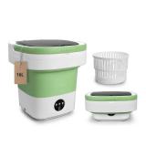 Portable Mini Washing Machine, 16L Upgraded with Spin Basket Laundry Machine, 3 Cleaning Modes Suitable for Small Clothes, Foldable Design Ideal for Hotel, Home, Apartment, Campain - Retail: $46