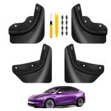 TSLDRV 2025 Upgrade Mud Flaps for Tesla Model Y Juniper 2025 [No DrillingTape Install] Splash Guards Fenders All Weather Mudflaps for Tesla Model Y Juniper Accessories 2025 Matte Black - Retail: $30