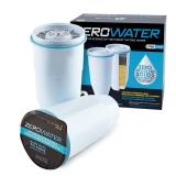 ZeroWater Official Replacement Filter - 5-Stage 0 TDS Filter Replacement - System IAPMO Certified to Reduce Lead, Chromium, and PFOAPFOS, 2-Pack, White - Retail: $33