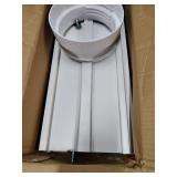 JEACENT Portable Air Conditioner Sliding Door AC Vent Kit, Universal Adjustable PVC Balcony Seal Kit Plates Up to 90 Inches, for 5.1" and 5.9" Diameter Portable AC Exhaust Hose - Retail: $33