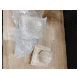 Hosuly 4 x 4 (Actual 3 58) Fence Cedar Ball Top Post Cap Rot Resistant Cedar Wood Deck Post Caps for Outdoor Wooden Fences(2 Pcs) - Retail: $43