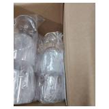 US Acrylic Stackable 8 ounce Plastic Wine Stems in Clear | Set of 8 Reusable, BPA-free, Made in the USA, Top-rack Dishwasher Safe - Retail: $21
