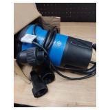 FOTING Sump Pump 1HP CleanDirty Submersible Water Pump, 4600GPH Utility Pump Thermoplastic Electric Portable Transfer Water Pump for Swimming Pool Garden Pond Basement with 10ft Long Power Cord - Reta