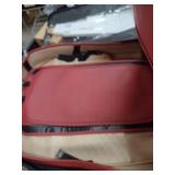 Rear Carseat Covers, Red & Black