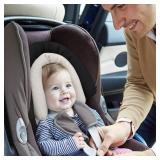COOLBEBE Upgraded 2-in-1 Babybody Supports for Newborn Infant - Extra Soft Breathable Car Seat Insert Cushion Pad, Perfect for Carseat, Stroller, Swing, Bouncer, Black - Retail: $20