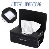 NOVWANG Baby Wipes Dispenser 3 Pack Wipe Holder with Lids, Keeps Wipes Fresh, Refillable Wipes Container with Sealing Design, Bathroom Tissues Wipes Case Box - Retail: $22