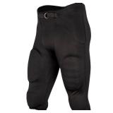 CHAMPRO Boysft Safety Integrated Football Practice Pant with Built-in Pads, Black, Medium - Retail: $19