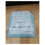 Mrs Awesome Light Blue Shower Curtain Liner with 3 Magnets, 72x72 Premium Flexible Sturdy Plastic Shower Curtain for Bathroom Lightweight and Waterproof, Light Blue - Retail: $8