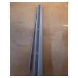 31\"x36\" Chicology Light Filtering Vinyl Mini Blind Gray