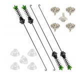 W11130362 WTW5000DW2 WTW5000DW3 WTW5000DW0 MVWC565FW0 MVWX655DW1 Washer Suspension Rod Kit Fit for Whirl-pool May-tag Ken-more Washer, Replaces 11022352510 W10594080 W10735786 W10748956 by AMI PARTS