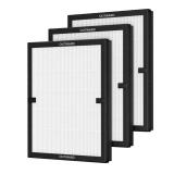 3 Pack E-200 HEPA Air Filter Compatible with LUNINO E-200 Air Purifier Filter Replacement 3 Stage Strong and Efficient Filtration For LUNINO Home Large Room up to 1740sq.ft
