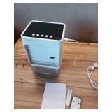 (NOT WORKING) COOLECH Personal Air Conditioner, 4-IN-1 Evaporative Air Cooler with Remote, 4H Timer, 7 Colors Light, 2-Level Humidify, LED Screen, 3 Speeds Small Air Conditioner Portable for Room Offi