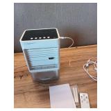 (NOT WORKING) COOLECH Personal Air Conditioner, 4-IN-1 Evaporative Air Cooler with Remote, 4H Timer, 7 Colors Light, 2-Level Humidify, LED Screen, 3 Speeds Small Air Conditioner Portable for Room Offi