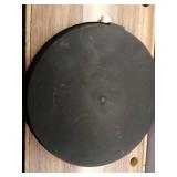 Everflow PWHP22 Plastic Water Heater Drain Pan with 1 in. - 1-1/2 in. PVC Fitting, 22 in. Diameter Black -
