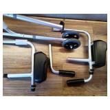 Medline Upright Aluminum Junior Folding Walker  Comfortable, Maneuverable, for Injury, Balance, Posture & Recovery - Retail: $87