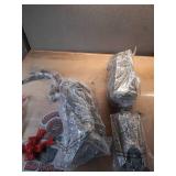 Set of 3 Light-up 3D Glitter Deer Family with 210 Warm White LED Christmas Lights  Holiday Time (Frame only) - Retail: $89