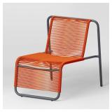 PVC Stackable Patio Lounge Chair Red - Room Essentials (Pack of 4) - Retail: $320