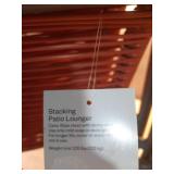 PVC Stackable Patio Lounge Chair Red - Room Essentials (Pack of 4) - Retail: $320
