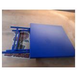 Metal Slat Folding Table Blue - Room Essentials - Retail: $45