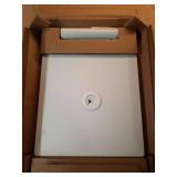 25lbs Steel Square Outdoor Patio Market Umbrella Bases White - Room Essentials