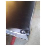 Vissani 3.1 cu. ft. 2-Door Mini Refrigerator in Stainless Steel with Freezer, ENERGY STAR - Retail: $229