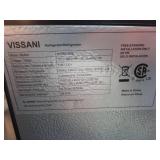 Vissani 3.1 cu. ft. 2-Door Mini Refrigerator in Stainless Steel with Freezer, ENERGY STAR - Retail: $229