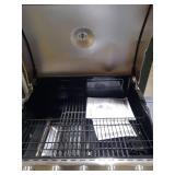 5-Burner Propane Gas Grill in Stainless Steel with Side Burner and Condiment Rack - Retail: $249