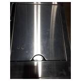 5-Burner Propane Gas Grill in Stainless Steel with Side Burner and Condiment Rack - Retail: $249