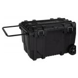 36.5 in. Black Heavy Duty Large Rolling Toolbox with Tool Tray and Keyed Lock - Retail: $100