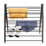 Whitmor Spacemaker Drying Rack Black