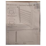 Whitmor Spacemaker Drying Rack Black