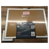 Quartet Magnetic Combination Board  17  x 23   White (41723-WT)
