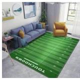Home Area Runner Rug Pad American Football Field