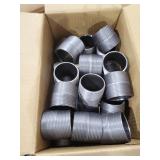 1 1/2 x close imp blk steel nipple 100pcs