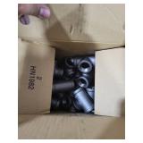 PIPE DECOR Tee Fitting, 3/4 Inch, Black Malleable Iron, 70pcs.