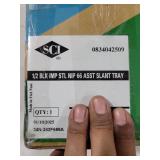SCI 1/2 BLK IMP STL NIP 66 Slant Tray Assembly