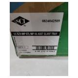 SCI 1/2 BLK IMP STL NIP 66 Slant Tray Assembly