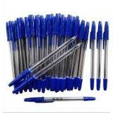 Box full Ballpoint Pens Bulk,1.0 mm Medium Point-Blue Ink,Smooth Writing,Ball Point Pen Blue Office Pens,School Hotel Office Supplies