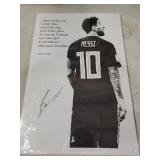 Meessi World Cup Poster Soccer Canvas Wall Art Football Sports Posters Boys Bedroom Decor (Unframe-style 16x24)