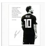Meessi World Cup Poster Soccer Canvas Wall Art Football Sports Posters Boys Bedroom Decor (Unframe-style 16x24)